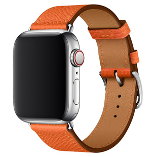 Для ремешка для часов Apple 8 поколения Apple watch1234567SE Новый кожаный ремешок для часов с одним кольцом