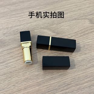 Factory in stock square lipstick tube 12.1mm diameter 3.5g lip balm tube mouth wax tube packaging material can be printed logo
