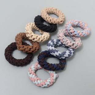 2024 new high-end high elastic durable head rope rubber band girls hair rope adult high ponytail hair ring