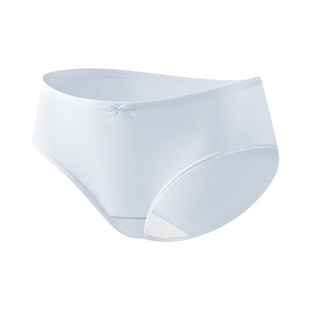 Simple Solid Color Girl's Underwear Breathable Bacteriostatic Long Cotton Crotch Elastic Hip plus size Pure Cotton Women's Underwear