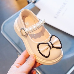 Girls Leather Shoes Black Leather Shoes British Style Leather Shoes Princess Mary Jane Shoes Autumn New Super Soft Baby Shoes