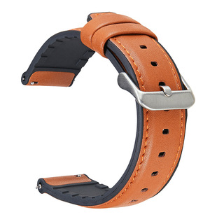 Подходит для ремешка для часов Huawei watch3 GT3pro Smart силиконовый кожаный ремешок с быстрым отсоединением из натуральной кожи