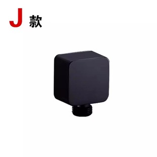 Brass concealed-in wall shower fixed base hose interface tee adapter hand-held shower bracket wall seat