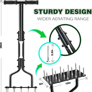 Трансграничный Amazon новый глинист Lawn Aerator Spike Manual Tool