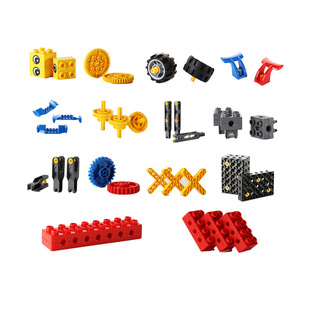 Совместимость с Lego 9656 45002 9090 9076 зубчатые трубы механические большие частицы строительные блоки технологии учебные пособия