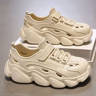 Thick-soled super soft hole shoes men's exterior wear non-slip wear-resistant beach deodorant driving fishing summer sandals
