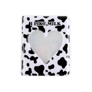 Заводская продажа Южная Корея INS Cow Hollow Love 3-дюймовый мини-фотоальбом с подключаемым хранилищем фотоальбом визитная карточка
