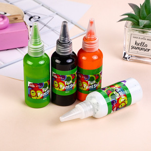 60ml children's finger painting diy graffiti paint watercolor paint painting wash 12 colors