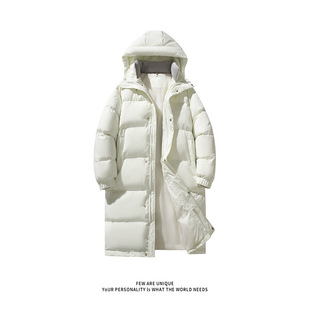 Multicolor Base Long Cotton-padded Jacket Hooded Windproof Warm high quality Solid Color Cotton-padded Clothes Korean Style plus size Thickened Winter Fashion