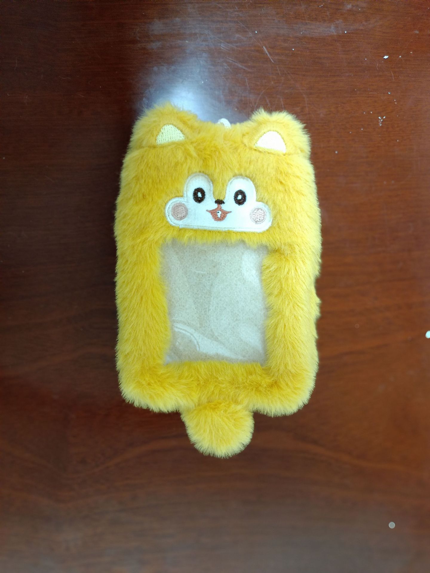 Peluş karta sumkasi Border Collie it karta g'ilofi peluş quyon karta g'ilofi foto badge karta g'ilofi yo'l kira kartasi peluş karta sumkasi karta hamyoni