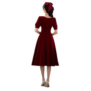TOAST clothing bride spring fashion engagement dress usually can wear small back-to-door slimming temperament dress
