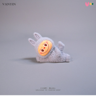 New Side-Lying Bunny Cartoon Cute Resin Ornaments DIY Jewelry Car Accessories Wholesale Ins