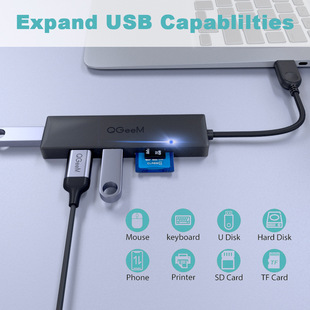5 в 1usb3.0 концентратор USB-концентратор док-станция многопортовый расширитель адаптер разветвитель считыватель SD