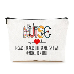 Cross-border Amazon temu explosion zipper storage bag, to map, printing cute Xiao Mao cosmetic bag