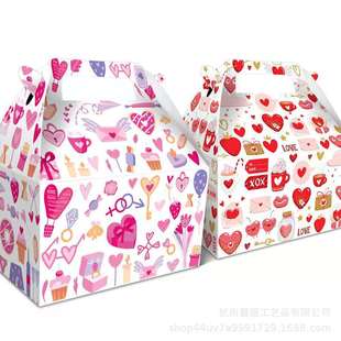 DD003 Amazon donut cake Valentine's Day gift packaging birthday gift card paper bag portable gift box