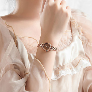 JULIUS JULIUS watch small round watch steel belt niche ins style waterproof quartz Women's Watch JA-1412