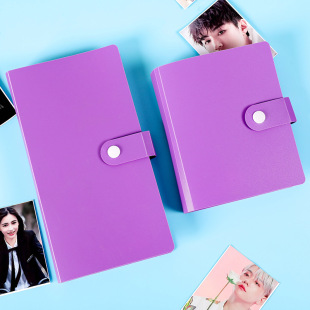 Wholesale 3 inch mini frosted photo album, small card, bank card, movie ticket, train ticket storage book