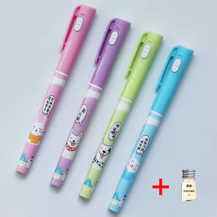Invisible Marking Pen Invisible Writing Pen Colorless Invisible Fluorescent Marking Pen Marking Pen with Ultraviolet Display Steganograph