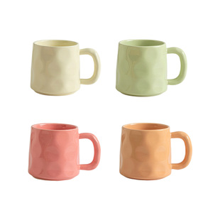 Cream Style Mug Ceramic Water Cup Home Drinking Water High-Looking Office Coffee Cup Milk Cup Couple Cup