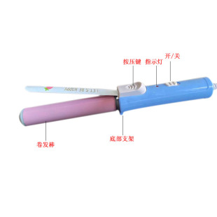 Color electric hair care mini curling stick cartoon candy electric splint small fresh student gift manufacturers wholesale