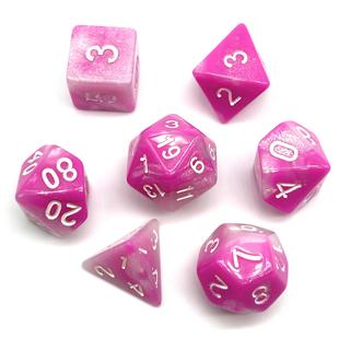 Элегантный 7 костюмов Dice Dragon и Dungeon DND двухцветный многогранный набор для игры в кости Настольный игровой набор