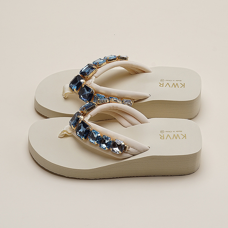 Fairy-Style Flip-Flops for Women, Summer Outdoor Wear, 2026 New Model, High-Heeled Sandals, Beach Non-Slip Thong Sandals