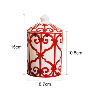 New Products Wholesale Export Italy Storage Cans Living Room Decorative Ornaments Aromatherapy Candle Jars Jewelry Cosmetic Brush Bucket