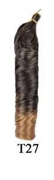 Хибер грязная косичка Loose Wave Braiding Большая волнистая трубка рулон French Curls