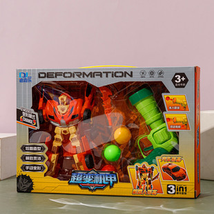 Special Warfare Mecha Pioneer Deformation Toy Gift Box Yellow Sports Car Children's Toy Special Warfare Mecha Boy Body Gift