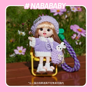 Подвеска-брелок BJD-кукла на телефон OB11 с одеждой