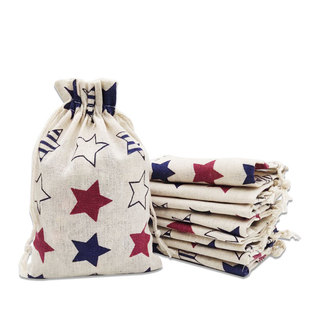 Factory direct new pastoral style printed cotton bag sachet sachet mosquito repellent bag gift packaging bundle pocket spot