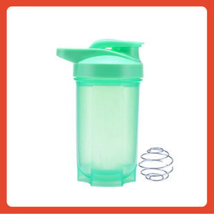✅ Sports and Fitness 500ml First-Generation Shaker Cup Portable Water Cup with Scale Satchel Manufacturer Ready-Made Logo