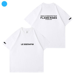 2023 New Men's and Women's Short-sleeved T-shirts Straykids Album Should Aid Song Suit Loose Short-sleeved Teenagers