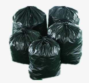 Sanitation large garbage bag thickened black hotel property household 60 batches of plastic bags 80100 commercial