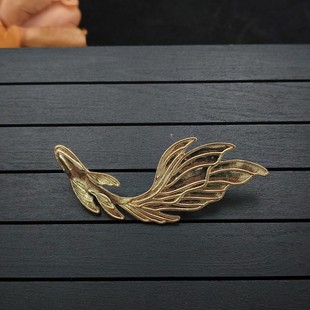 Ancient Style DIY Materials, Imitation Dot Emerald Burnt Blue, Mother-of-pearl Tire Bottom, Butterfly Brooch, Hairpin, Hairpin, Clothing Accessories
