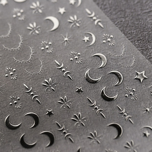 TENSOR new craft gilding nail sticker adhesive nail sticker three-dimensional gilding series M-055