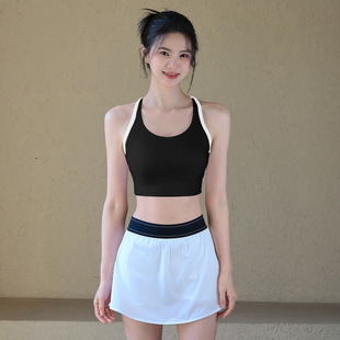 Sports Underwear Women's 2025 Spring and Summer New Beauty Back Yoga Clothing Vest Shockproof Running Training Gather Fitness Bra