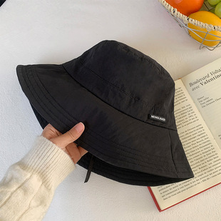 2025 New Japanese Style Outdoor Quick-drying Sunshade Fisherman Hat Women's Spring and Summer Lightweight Foldable Solid Color Pot Hat