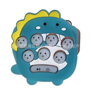 New Style Hamster Decompression Toy Game Machine Stall Luminous Small Toy Creative Decompression Toy Keychain Pendant