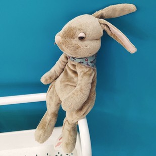 Rabbit Plush Toy Baby Can Bite and Soothe White Rabbit Doll Doll Cute Rag Doll Birthday Girl