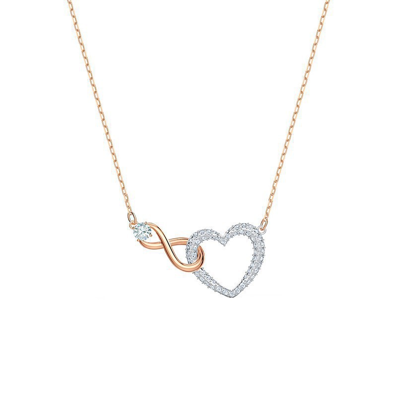 Swarovski Heartbeat Necklace for Women with Swarovski Elements, Gradient Swan Necklace, Wholesale from Manufacturer