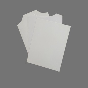 Clothes T-shirt shirt underwear clothing wrapping paper folding clothes folding clothes fixing lining paper card double-sided white cardboard