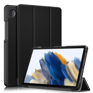 Подходит для нового плоскопанельного защитного чехла Samsung Tab A9 X115 Caster складывающийся втрое однотонный защитный чехол с твердой оболочкой 8 дюймов