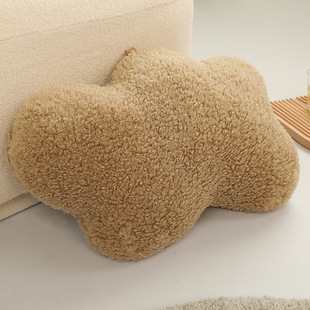 Cloud Pillow Solid Color Simple Home Series Bedroom Sofa Pillow Waist Pillow Cute Home Gift