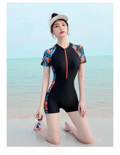 Swimwear Women's 2025 New Belly-Covering Slim Sexy Onset Conservative Internet Celebrity Fairy Fan Student South Korea Ins