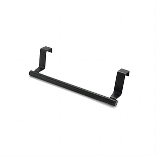 Stainless Steel Non-perforated Towel Rack Removable Telescopic Towel Towel Bar Hangable Double-layer Bathroom Storage Rack