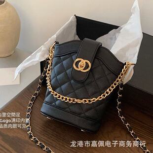French Fries Bag Foreign Trade Points Member Gift Lingge Shoulder Crossbody Chain Women's Bag Crossbody Mobile Phone Bag