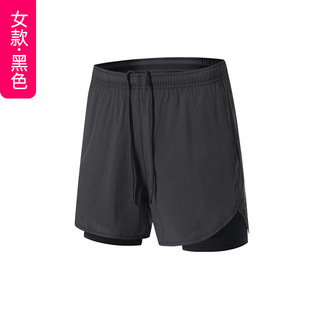 Sports Shorts Men's Summer Double Lined Basketball Training Fitness Pants Loose Breathable Running Quick-drying Shorts for Women