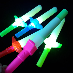 Luminous retractable four-section LED glow stick party handheld cheer props stall selling wholesale I