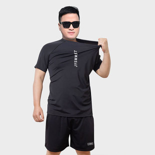 Full body swimming trunks men's large size Swimming trunks 2023 new hot spring men's swimsuit set with extra fat and large swimming trunks